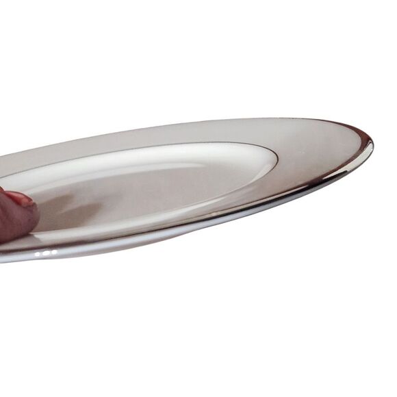 Lenox Montclair China Platinum Ivory Dishes 3 Bread & Butter Plates 6.5 Inch - Picture 7 of 7